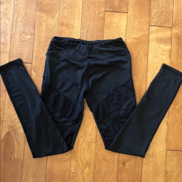 Black mesh leggings, small - Picture 3 of 8